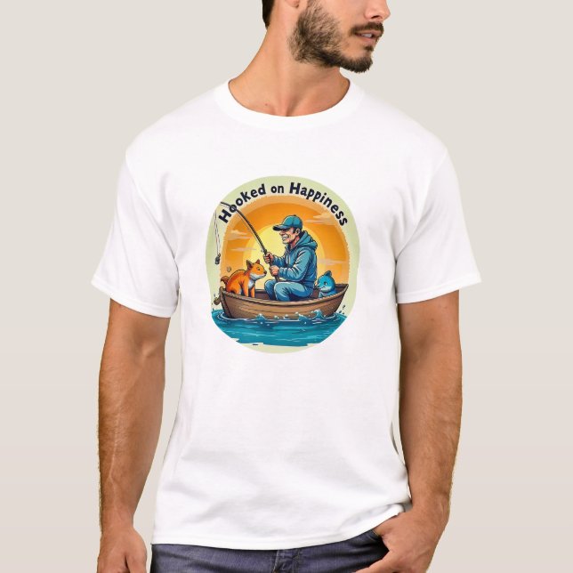Hooked on Happiness T-Shirt (Vorderseite)
