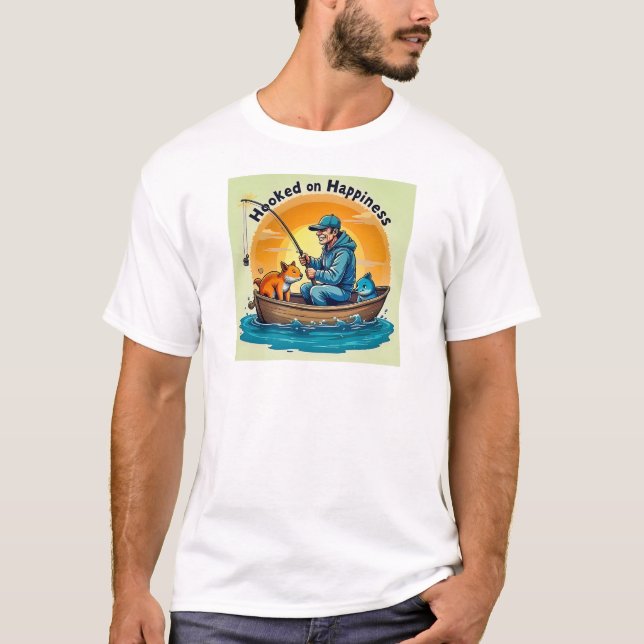 Hooked on Happiness T-Shirt (Vorderseite)