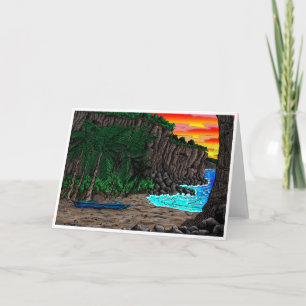 Ho'okena Gruß-Karte Karte