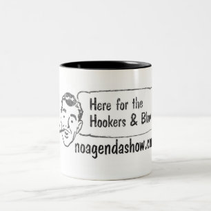 Hookers-und-Schlag Kaffee-Tasse Zweifarbige Tasse