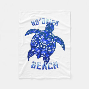 Ho'okipa Beach Hawaii Urlaub Tribal Turtle Fleecedecke