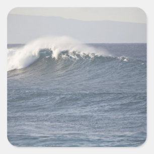 Hookipa Beach Park, Nordküste von Maui, Quadratischer Aufkleber