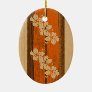 Hookipa Vintage Surfboard Ornament