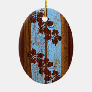 Hookipa Vintage-Surfboard-Schmuck Keramikornament