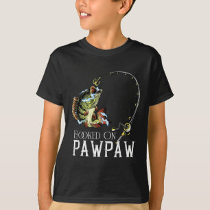 Hookon auf Pawpaw Funny Fishing T-Shirt