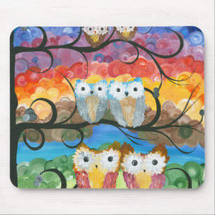 Hoolandia (c) 2013 - Eulen-Ausdruck-Reihe Mousepad