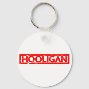 Hooligan-Briefmarke Schlüsselanhänger