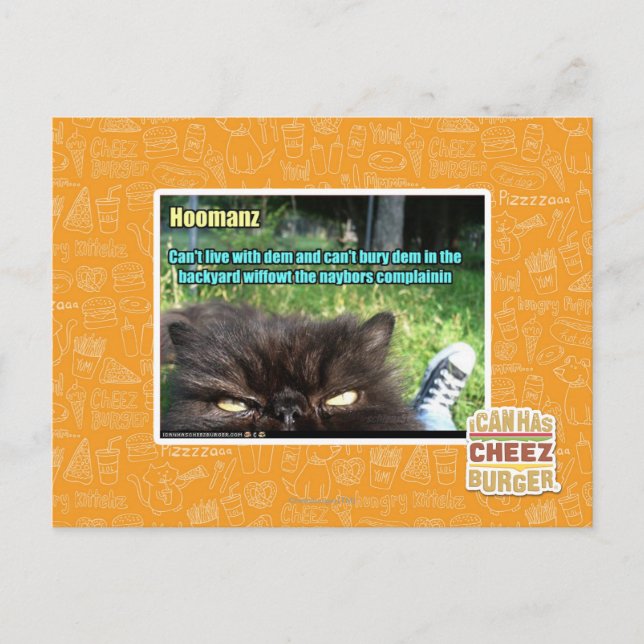 Hoomanz Postkarte (Vorderseite)