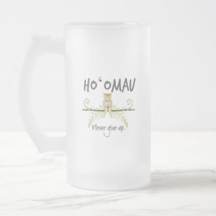 Ho'Omau Tiki Mattglas Bierglas
