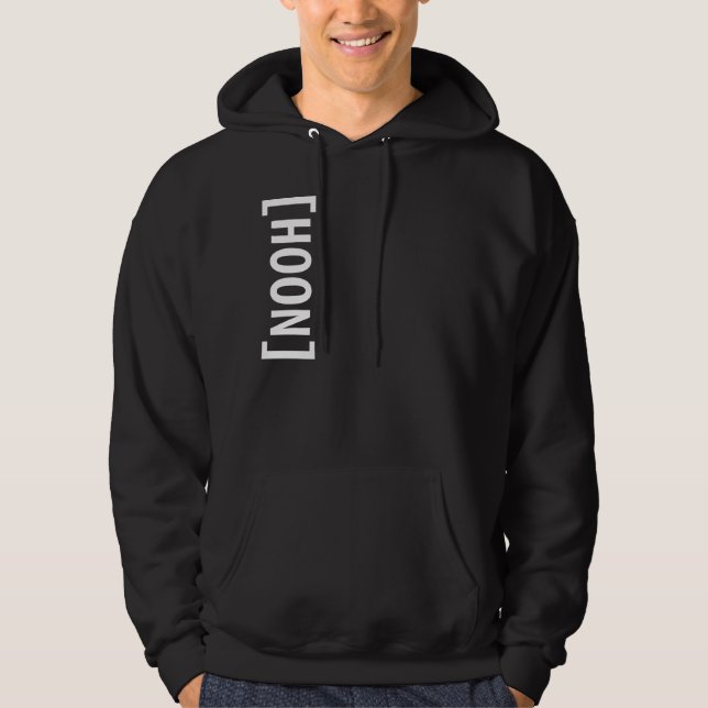 Hooning ist nicht ein Verbrechen Hoodie (Vorderseite)