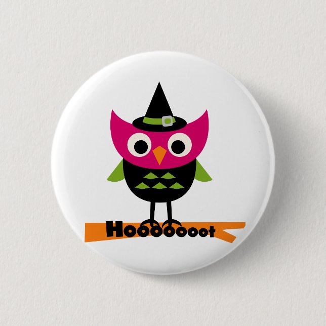 Hooooot Halloween T - Shirt und Geschenke Button (Vorderseite)