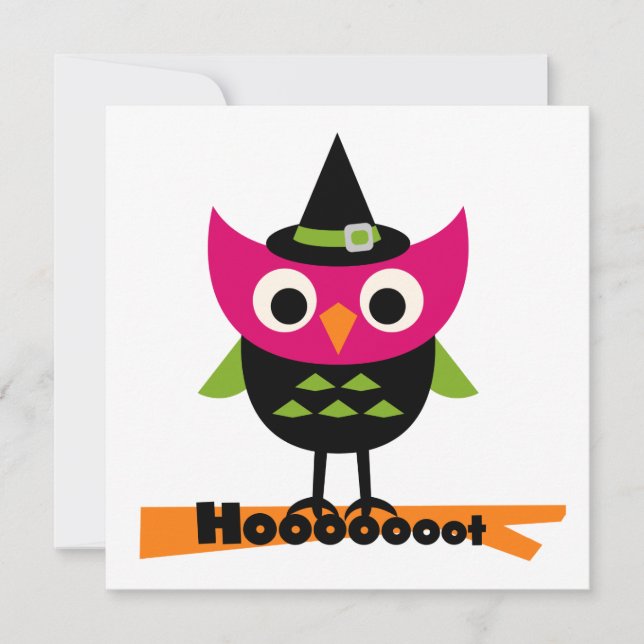 Hooooot Halloween T - Shirt und Geschenke Karte (Vorderseite)