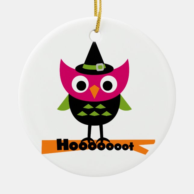 Hooooot Halloween T - Shirt und Geschenke Keramik Ornament (Vorne)