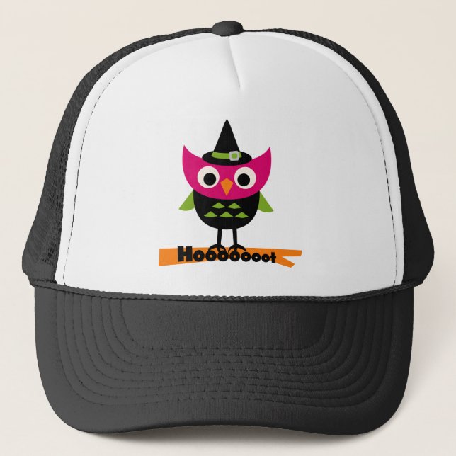Hooooot Halloween T - Shirt und Geschenke Truckerkappe (Vorderseite)