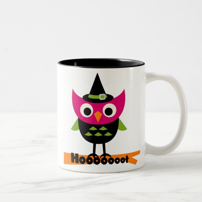 Hooooot Halloween T - Shirt und Geschenke Zweifarbige Tasse (Rechts)