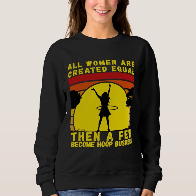 hoop buskers hoop dance for hoopers sweatshirt (Vorderseite)
