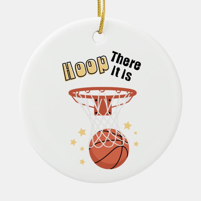 Hoop da ist es keramik ornament (Vorne)