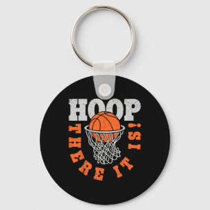Hoop Dort ist es Bysketbyll Player Fun Vintag Gif Schlüsselanhänger
