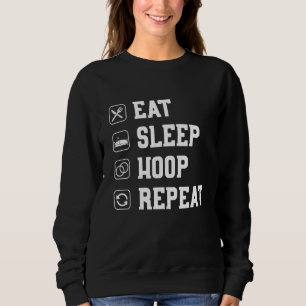 Hoop essen schlafend Wiederholung Hooping Hula Tan Sweatshirt