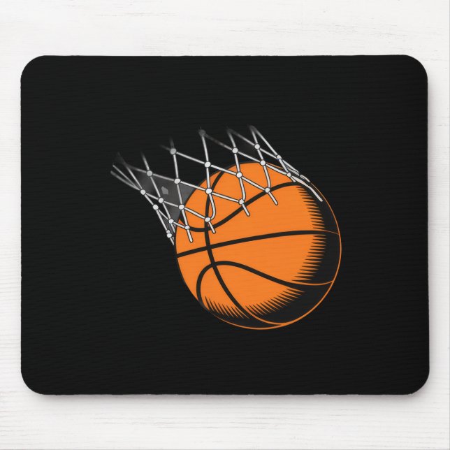 Hoop There It Is Spotlight Slam Dunk Sketll  Mousepad (Vorne)