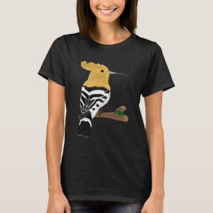 Hoope Bird Birdwatcher Tierbiologe T-Shirt