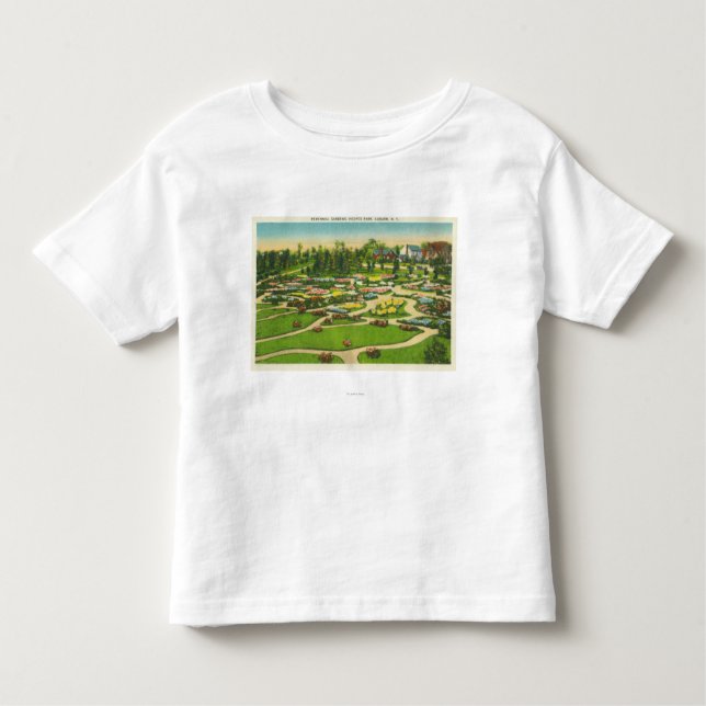 Hoopes Park-beständige Garten-Ansicht Kleinkind T-shirt (Vorderseite)