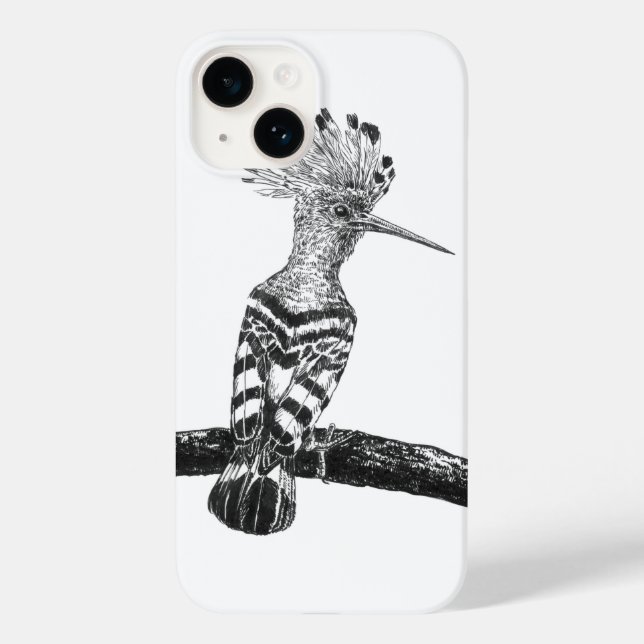 Hoopoe zeichnend Case-Mate iPhone hülle (Rückseite)