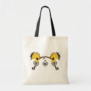 Hoopoes in Liebe Tragetasche