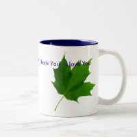 Ho'oponopono Ahorn-Blatt-Tasse