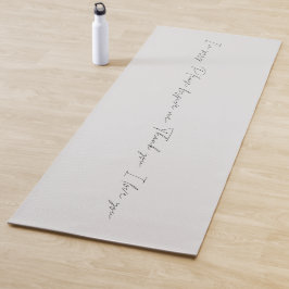 Ho'oponopono Dankbarkeit Yogamat Yogamatte