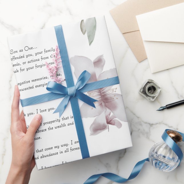 "Ho'oponopono Gebet Wrapping Paper Geschenkpapier (Schenken)