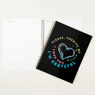 Ho'oponopono Healing Mantra - Light Blue Spiritual Planer