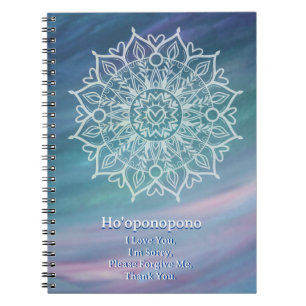 Hooponopono-Liebesjournal - Vergebungsmeditation Notizblock