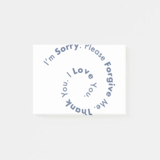 Ho'Oponopono Mantra Gebet Heilstrafen Post-it Klebezettel