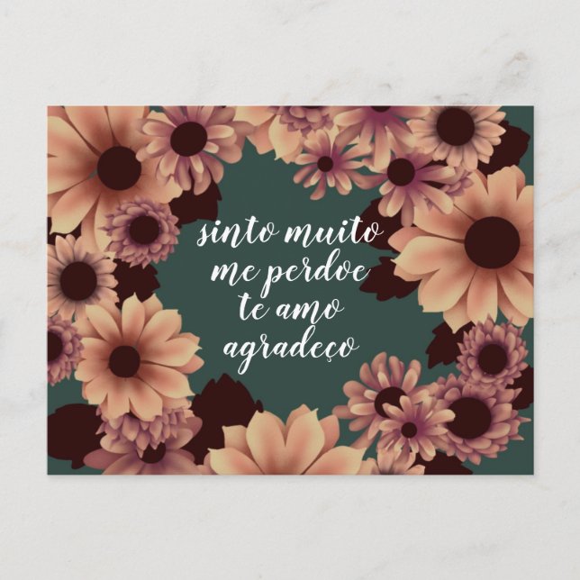 Ho'oponopono Postkarte (Vorderseite)