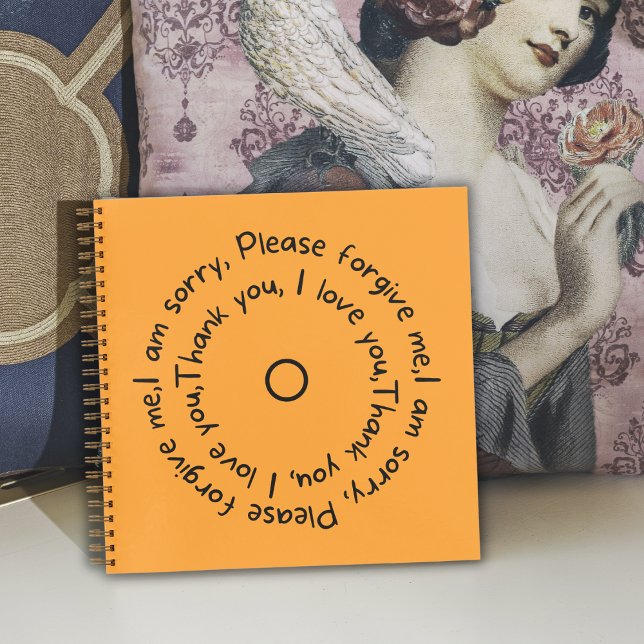 Hooponopono Reflections-Notebook Notizbuch (Von Creator hochgeladen)