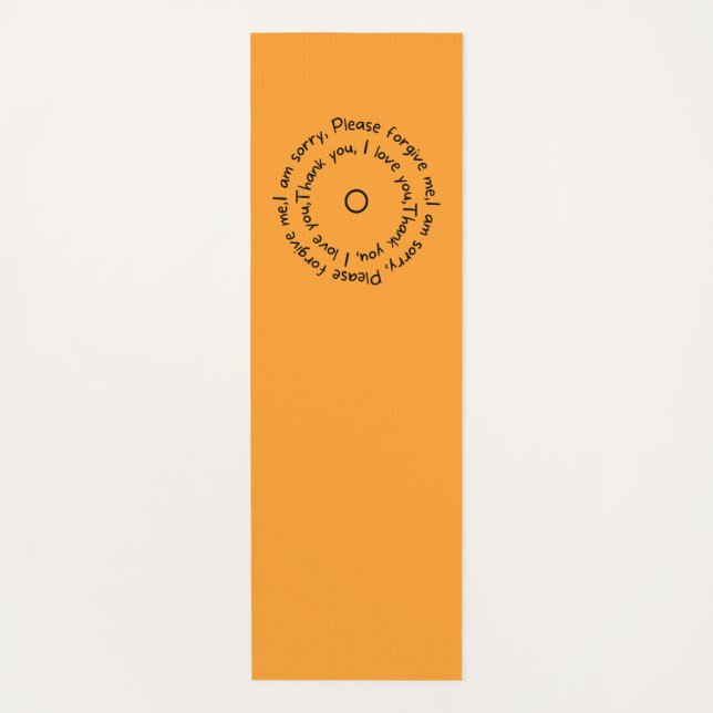 Hooponopono Reflections Yogamatte (Vorderseite)