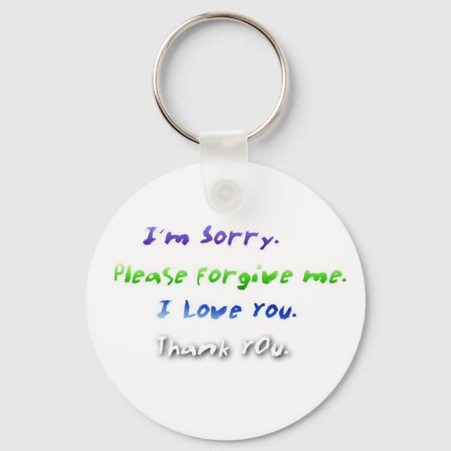 Hooponopono-Schlüsselanhänger Schlüsselanhänger (Vorderseite)