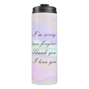 Hooponopono Thermal Tumbler Thermosbecher