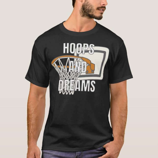 Hoops And Dreams - Basketball Legends T-Shirt (Vorderseite)