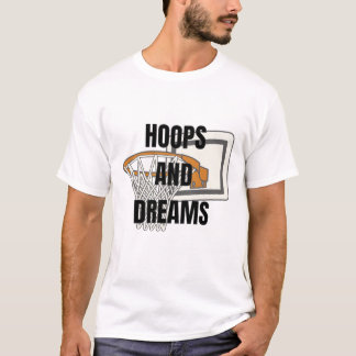 Hoops and Dreams - Basketball-Logo T-Shirt