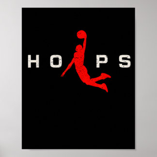 Hoops - Baseball Poster