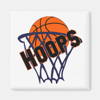 Hoops Basketball & Net Kühlschrank Magnet