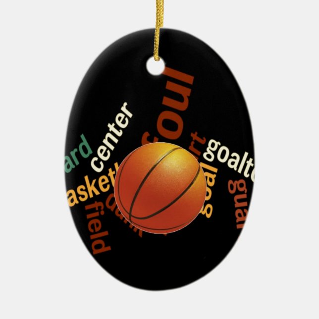 Hoops Basketball Sport Fanatics.jpg Keramikornament (Vorne)