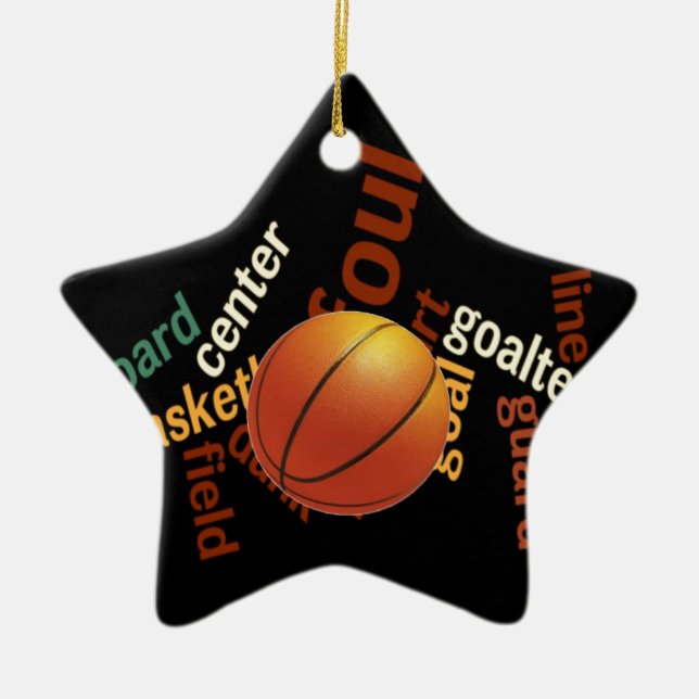 Hoops Basketball Sport Fanatics.jpg Keramikornament (Vorne)