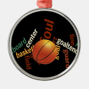 Hoops Basketball Sport Fanatics.jpg Ornament Aus Metall