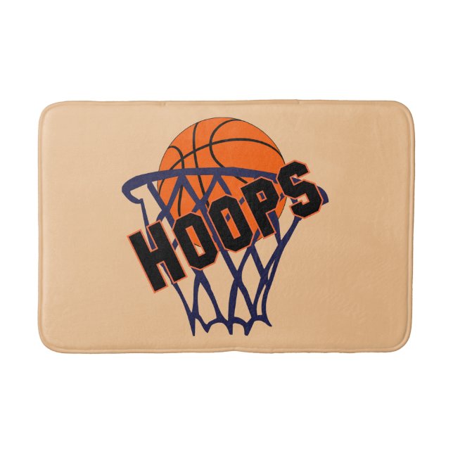 Hoops Basketball und Netzbadematte Badematte (Vorderseite)