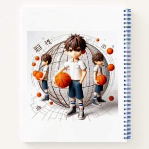 Hoops & Dreams - 3D Anime Basketball Notebook Notizbuch