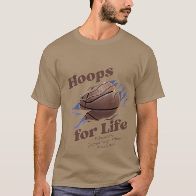 hoops for life T-Shirt (Vorderseite)