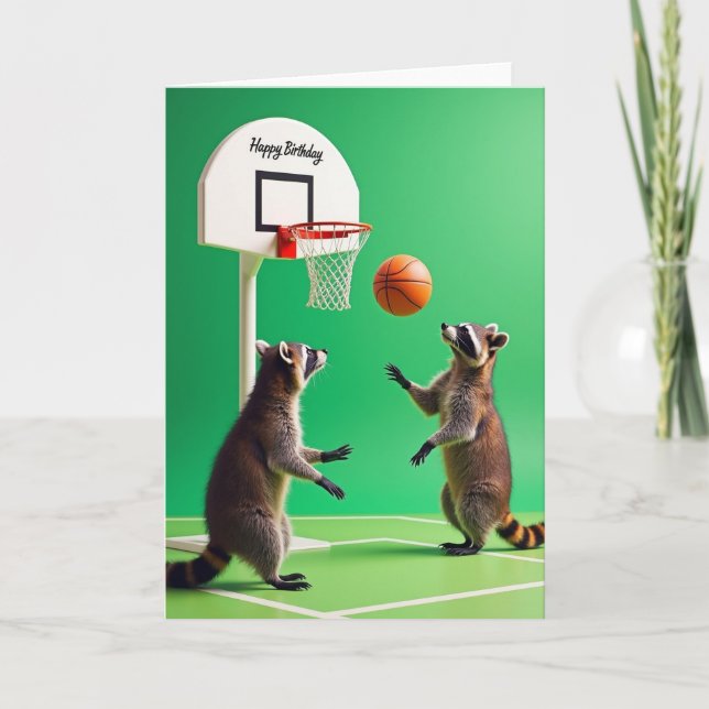 Hoops Geburtstagskarte Karte (Vorderseite)